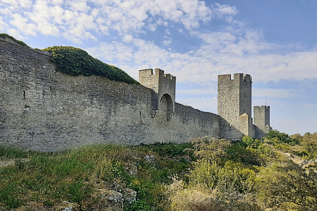 Visby Hansestadt Mit Kirchenruinen Auf Gotland Reise Liebe