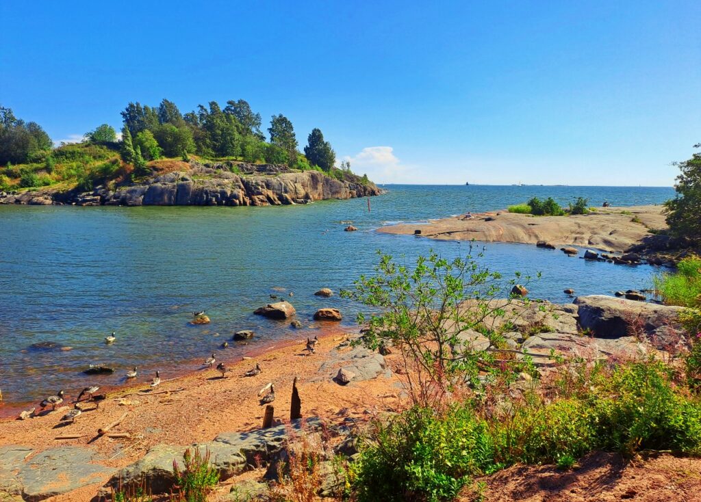 Uunisaari mit Blick auf Harakka